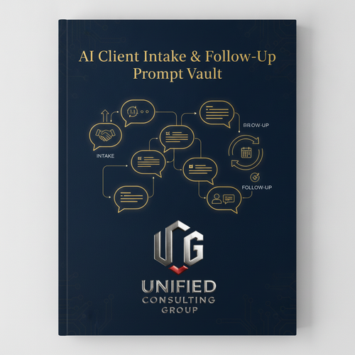 UCG AI Client Intake and Follow Up Prompt Vault cover