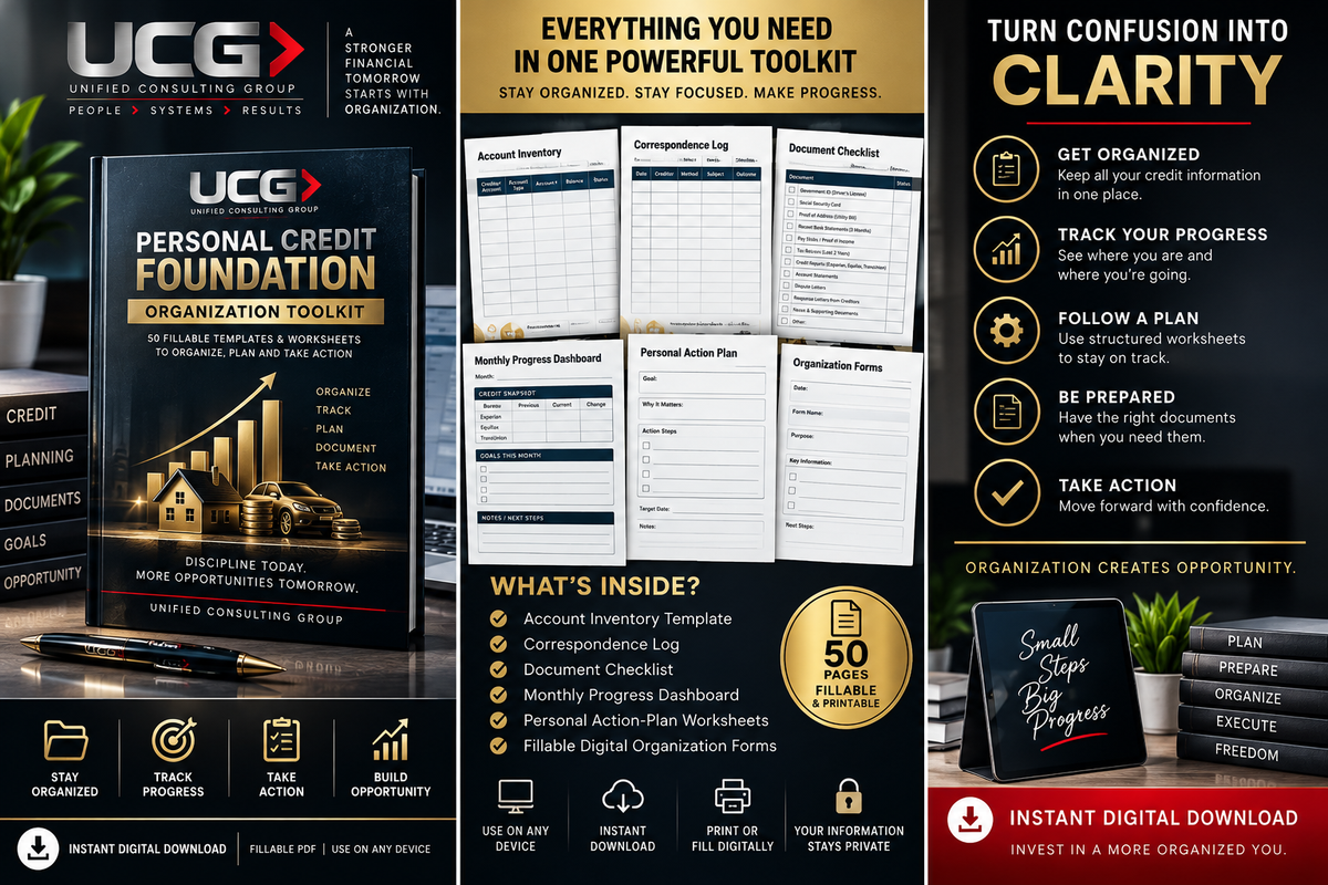 Personal Credit Foundation System: Action Toolkit